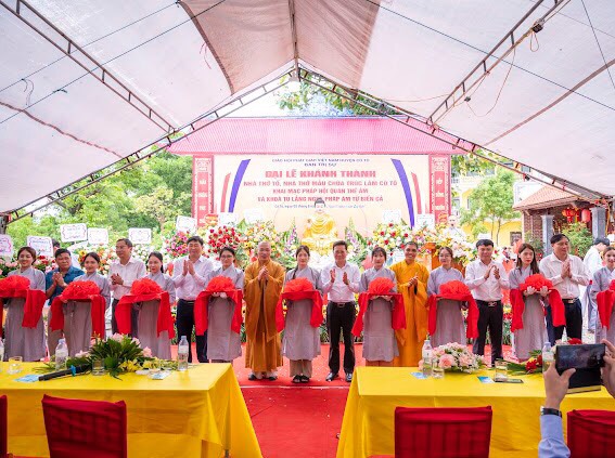 Chùa Trúc Lâm Cô Tô khánh thành nhà Tổ, nhà Mẫu, khai mạc pháp hội Quán Thế Âm và tổ chức khóa tu đầu tiên tại đảo xa 