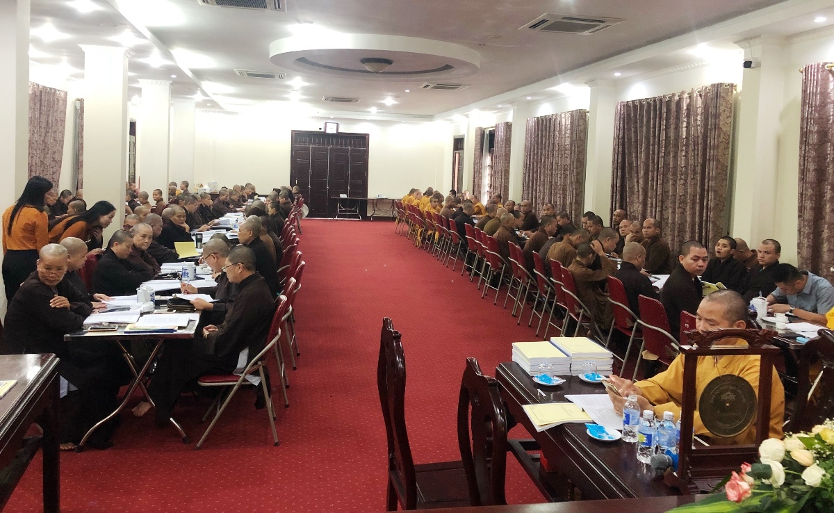 Hội nghị phổ biến chính sách Pháp luật, Tín ngưỡng – Tôn giáo năm 2019 cho Tăng Ni hạ trường tỉnh hội Phật giáo Quảng Ninh 
