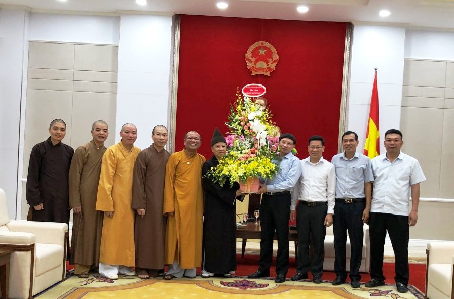 Ban Trị sự GHPGVN tỉnh Quảng Ninh chúc mừng các tân lãnh đạo tỉnh 
