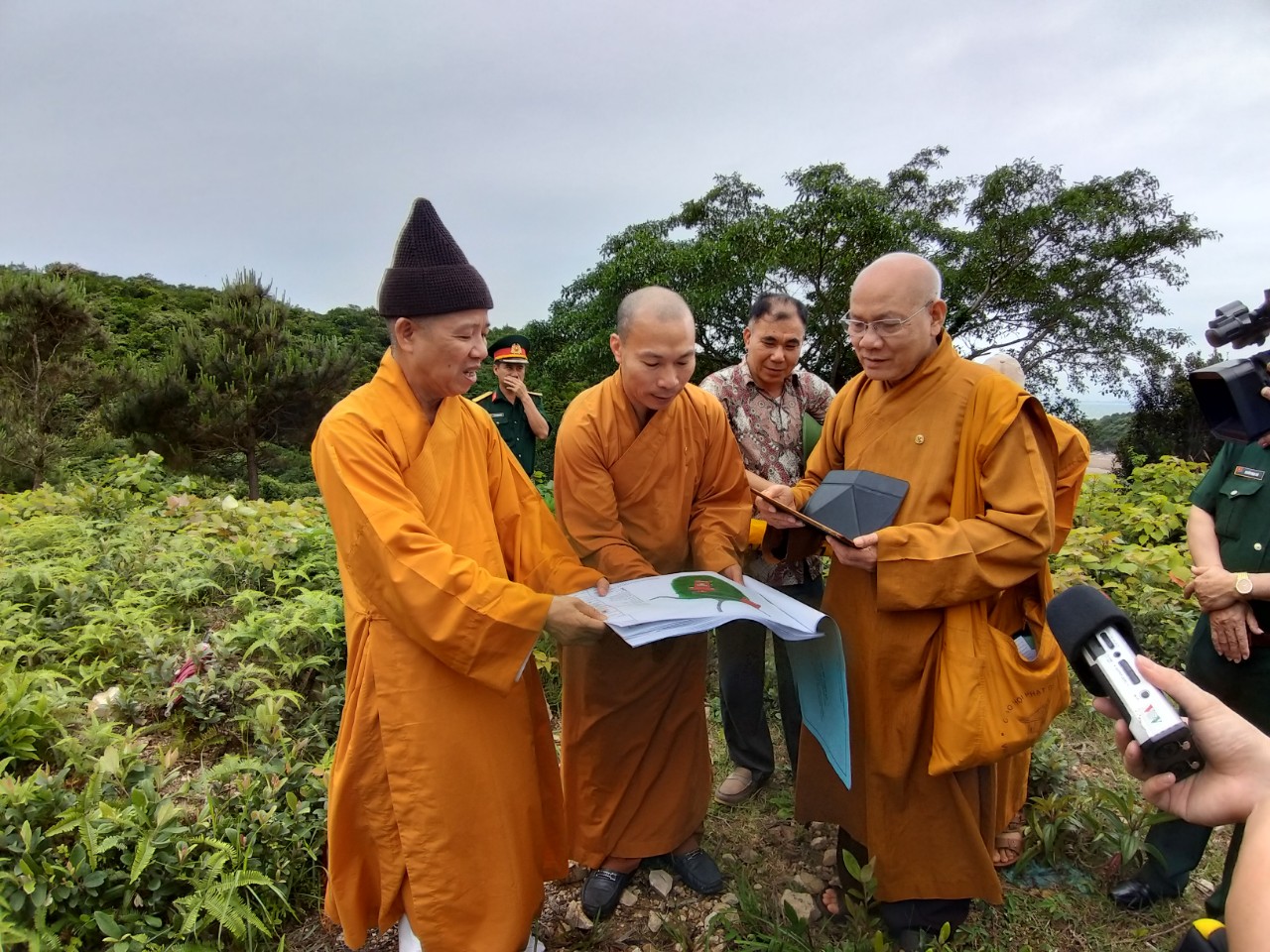 Một ngôi chùa sắp được xây dựng trên Đảo Trần, huyện Cô Tô, tỉnh Quảng Ninh 