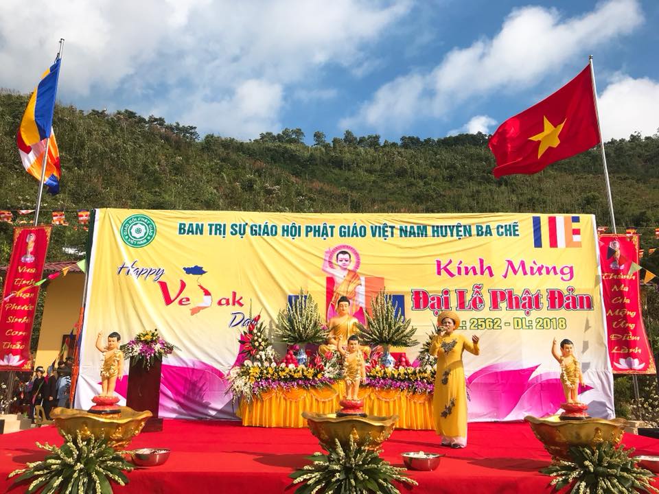 Ban Trị Sự Giáo hội Phật Giáo Việt Nam Huyện Ba Chẽ tổ chức Phật đản và khóa tu "Một Ngày An Lạc" lần thứ 10 