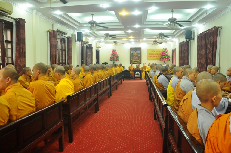 Hạ trường tỉnh hội Phật giáo Quảng Ninh tác pháp an cư kết hạ PL. 2563 - DL. 2019 