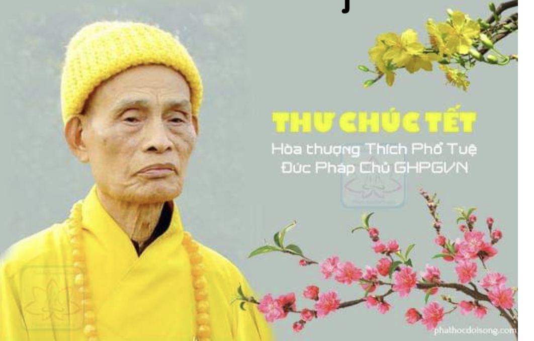 Thư chúc Tết xuân Kỉ Hợi của Đức Pháp chủ Giáo hội Phật giáo Việt Nam 