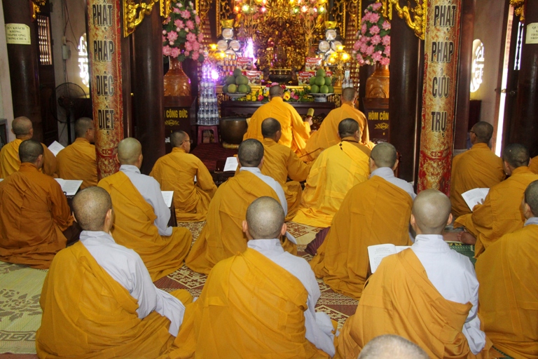 Giấy mời tham dự lễ tạ pháp trường hạ tỉnh hội Phật giáo Quảng Ninh 