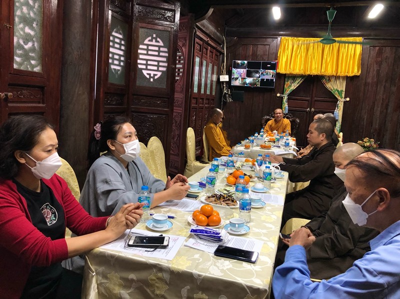 Phật giáo TP. Hạ Long họp sơ kết công tác Phật sự 4 tháng đầu năm 2022 và triển khai phương hướng hoạt động cho thời gian tới 