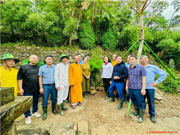 Phó Thủ tướng Trần Hồng Hà về lễ Phật và trồng 1000 cây xích tùng tại non thiêng Yên Tử